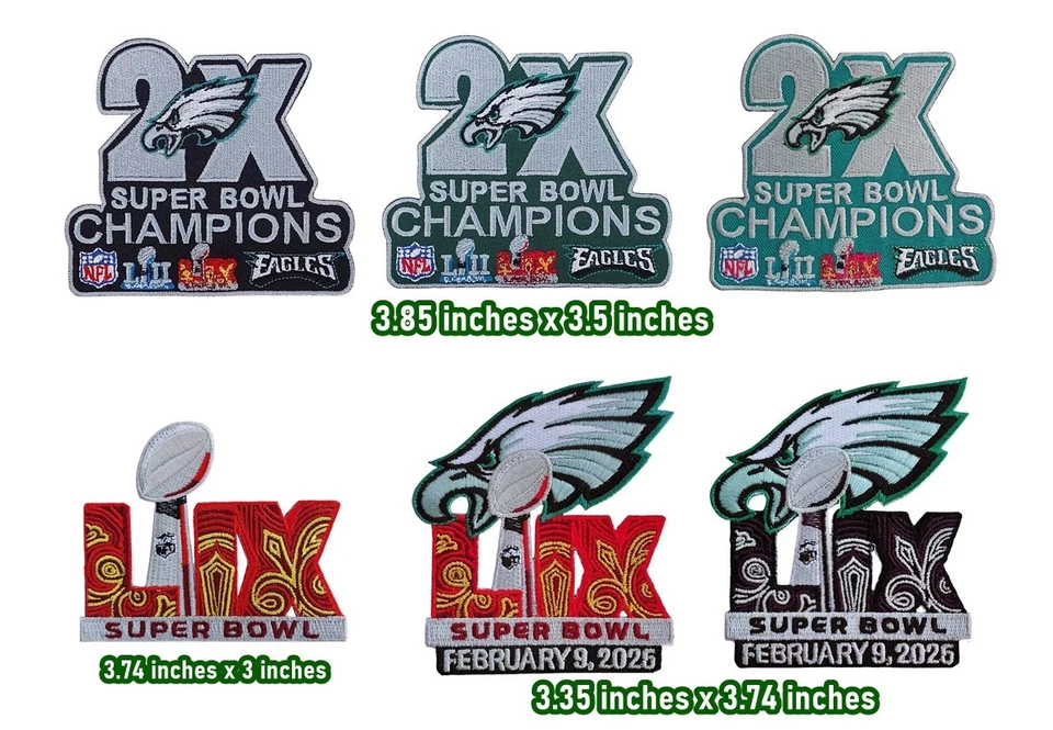 Philadelphia Eagles44Pcs/Pack NFL 🏈 Sport LOGO PATCH,IRON,Sewing on Fabrics - Image 2 of 4
