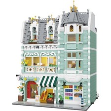 City Grocery Store Building Set, 2225pcs 3-Le...
