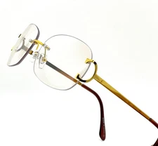 Elegant Women Sunglasses Clear Lens Eyeglasses Gold Retro Hip Hop Street Glasses