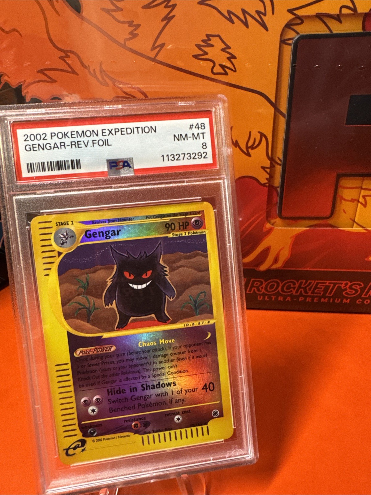 2002 PSA 8 Gengar Expedition 48/165 - Reverse Holo - Pokemon TCG - Low Pop