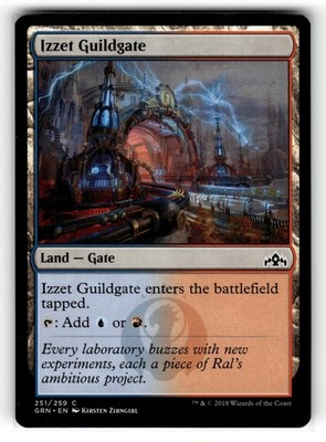 MAGIC TG: Guilds of Ravnica #251 Izzet Guildgate (251)- Common.M2A