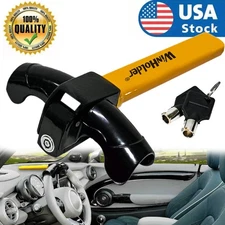 Car Suv Security Anti Theft Device Heavy Duty T Style Rotary Steering Wheel Lock