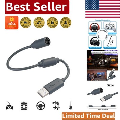 Enhanced Durability USB Breakaway Cable for Ferraris and Logitech Racing Wheels