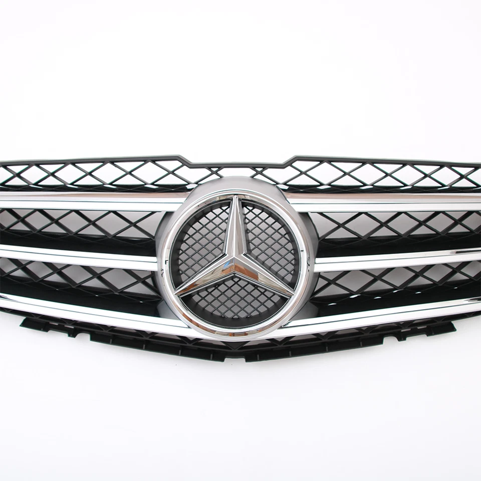Front Upper Grille For Mercedes Benz X204 GLK-Class GLK350 LED Emblem 2008-2012 - Image 3 of 4