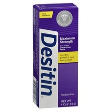 DESITIN Maximum Strength Diaper Rash Paste 4 oz Pack of 4 