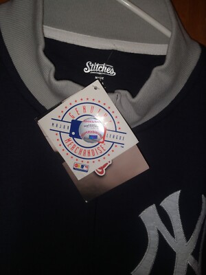 MLB stitches ヤンキース　ジャケット New York Yankees Stitches Jacket 2XL XXL Blue Classic Logo