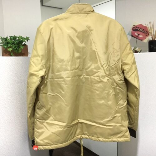 VESTE INUTILISÉE SUPREME en ligne 17aw Pit Crew veste en nylon beige