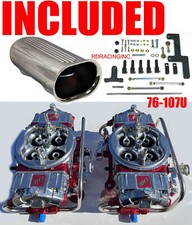 Quick Fuel Q-750-b2 750 Cfm Supercharger Blower Carbs With Lines Linkage Scoop Quick Fuel Q-750-b2 750 Cfm Supercharger Blower Carbs With Lines Linkage Scoop
