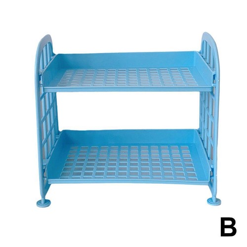 Organizer da Scrivania Porta Trucchi Mini Scrivania Studente Scaffale Pieghevole U8C8 - Foto 15 di 20