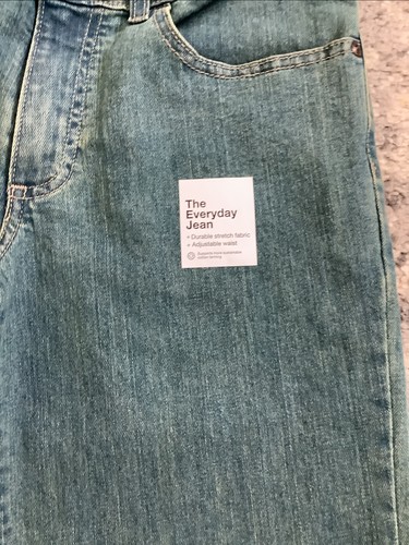 Sonoma Straight Leg Boy's size 14 Medium Tint Blue Denim Jeans - Picture 2 of 5