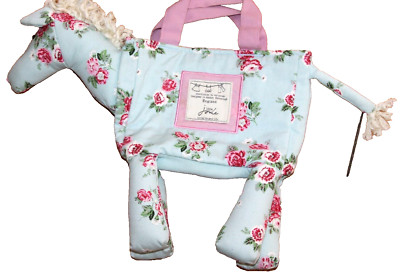 Little Joule Tasche von Joules Pferd Pony blumig hellblau rosa, neu, NP39  