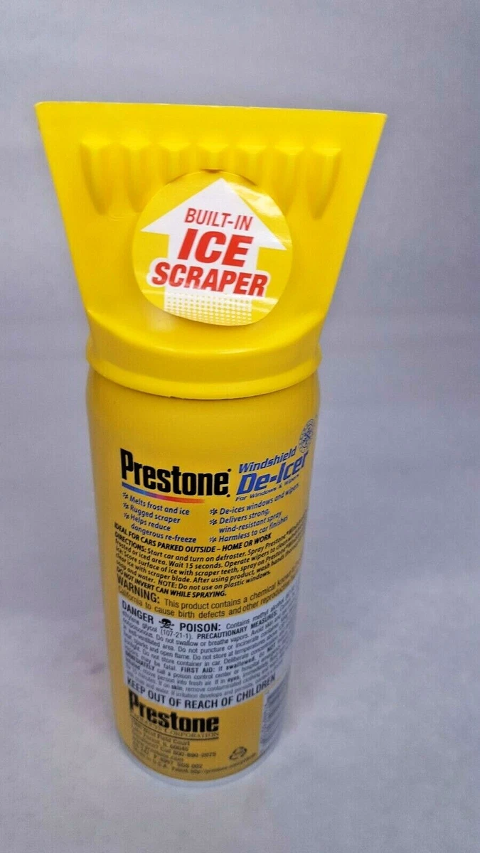 Prestone DeIcer Spray With Scrapper 11oz, 55 OFF