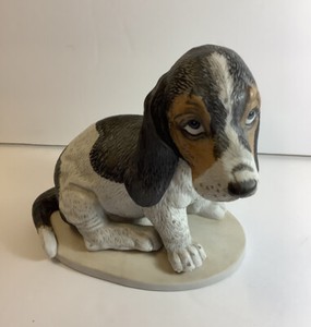 Home Interior Masterpiece Porcelain Beagle Dog Figurine - Vintage 1983 | eBay