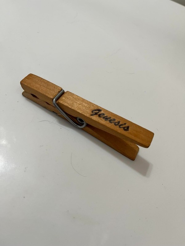 Genesis MAMA Tour clothes peg! 1984