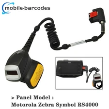 Symbol RS4000 Finger Scanner 1D CORDED Ring Scanner Motorola Zebra RS4000-HPCSWR
