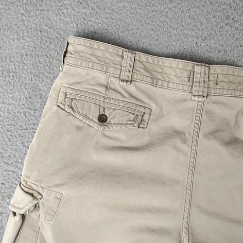 Polo Ralph Lauren Cargo Shorts Mens 42 Beige Canvas Relaxed Fit Workwear Outdoor - Picture 18 of 19
