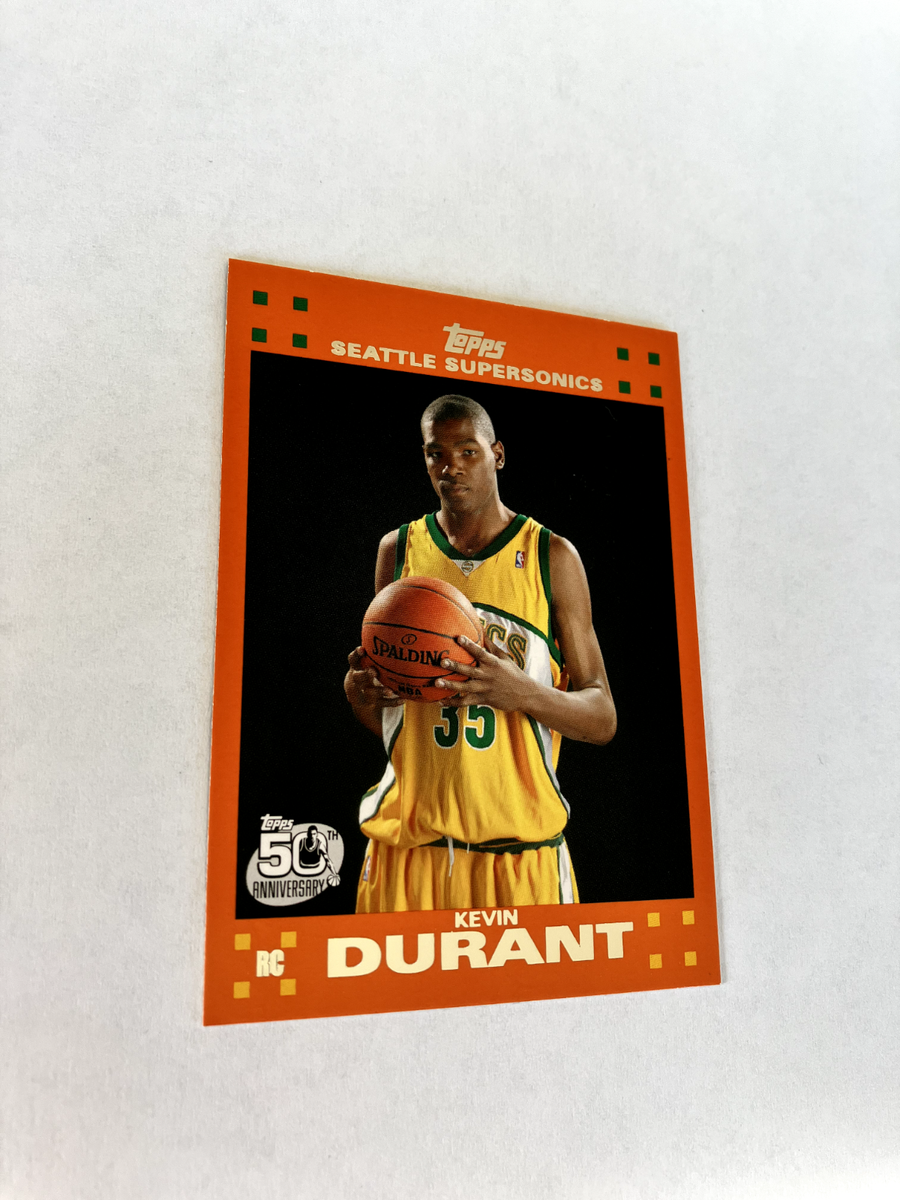 Kevin Durant Topps 50th Anniversary Orange RC Rookie Card