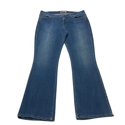 Signature By Levi Strauss Blue Denim Modern Bootcut Jeans Women’s Plus Size  18M