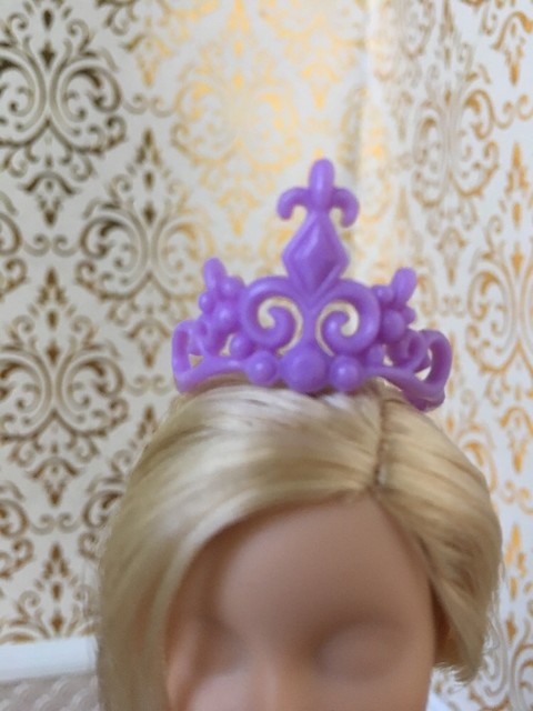 Purple Tiara Crown Princess Barbie Doll | eBay