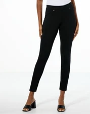 Utopia By HUE Ultimate Stretch Denim Legging - Black, Small NWT