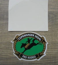 COPENHAGEN SKOAL PRO-RODEO DECAL/STICKER FRONT ADHESIVE 4X3 "NEW