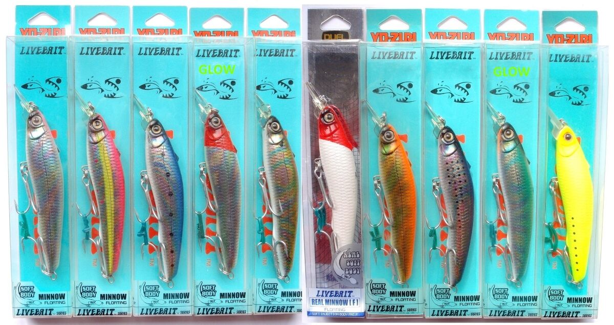 YO ZURI LiveBait Real Minnow 110 Japan Fishing Lure,Hard Bait,Sea  Bass,Barracuda