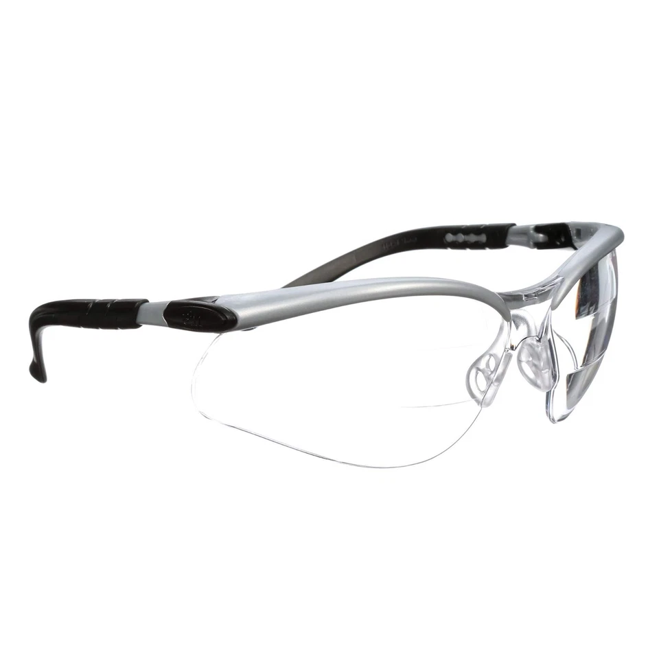 Gafas de seguridad protectoras 3M 11458 +2,0 transparentes antiniebla lectores bifocales ANSI Z87+ Foto 4 de 4