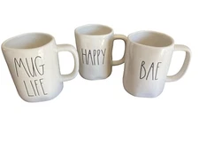 Rae Dunn Coffee Mugs Cup Lot Bae Happy Mug Life Artisan By Magenta