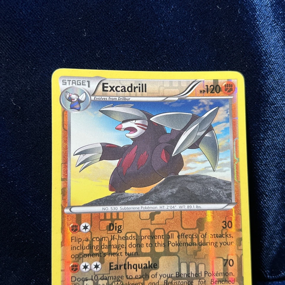 Excadrill 57/98 Reverse Holo Rare Emerging Powers Pokemon Card - Image 2 of 4