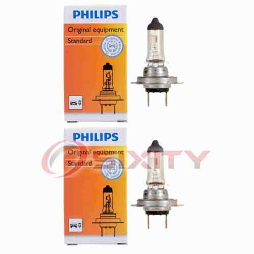2 pc Philips Low Beam Headlight Bulbs for Suzuki Forenza Grand Vitara ah - Photo 1/5