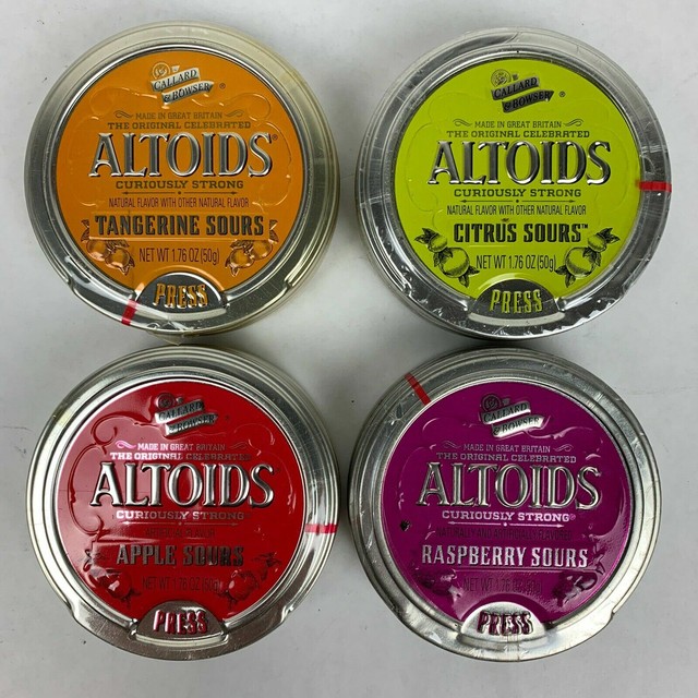 ALTOIDS SOURS Curiously Strong Citrus, Raspberry, Apple and Tangerine