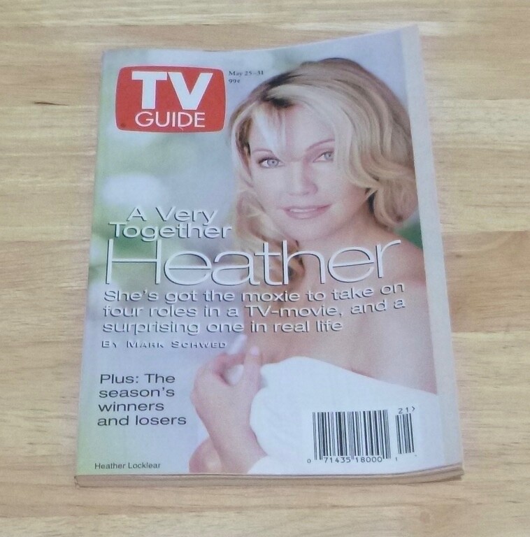 TV GUIDE-May 25-31  1996 Heather Locklear Fold Out Cover Charlotte, NC Edition