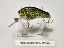 Rare Bagley's Diving Killer B2 Crankbait True Life Crappie All Brass DKB2-TLC