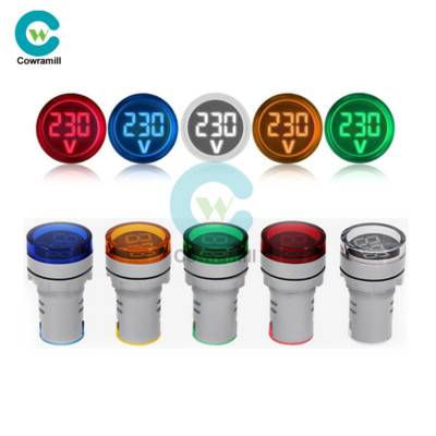 22MM Mini LED Voltmeter Digital Display Voltage Meter Volt Tester DC6V-100V
