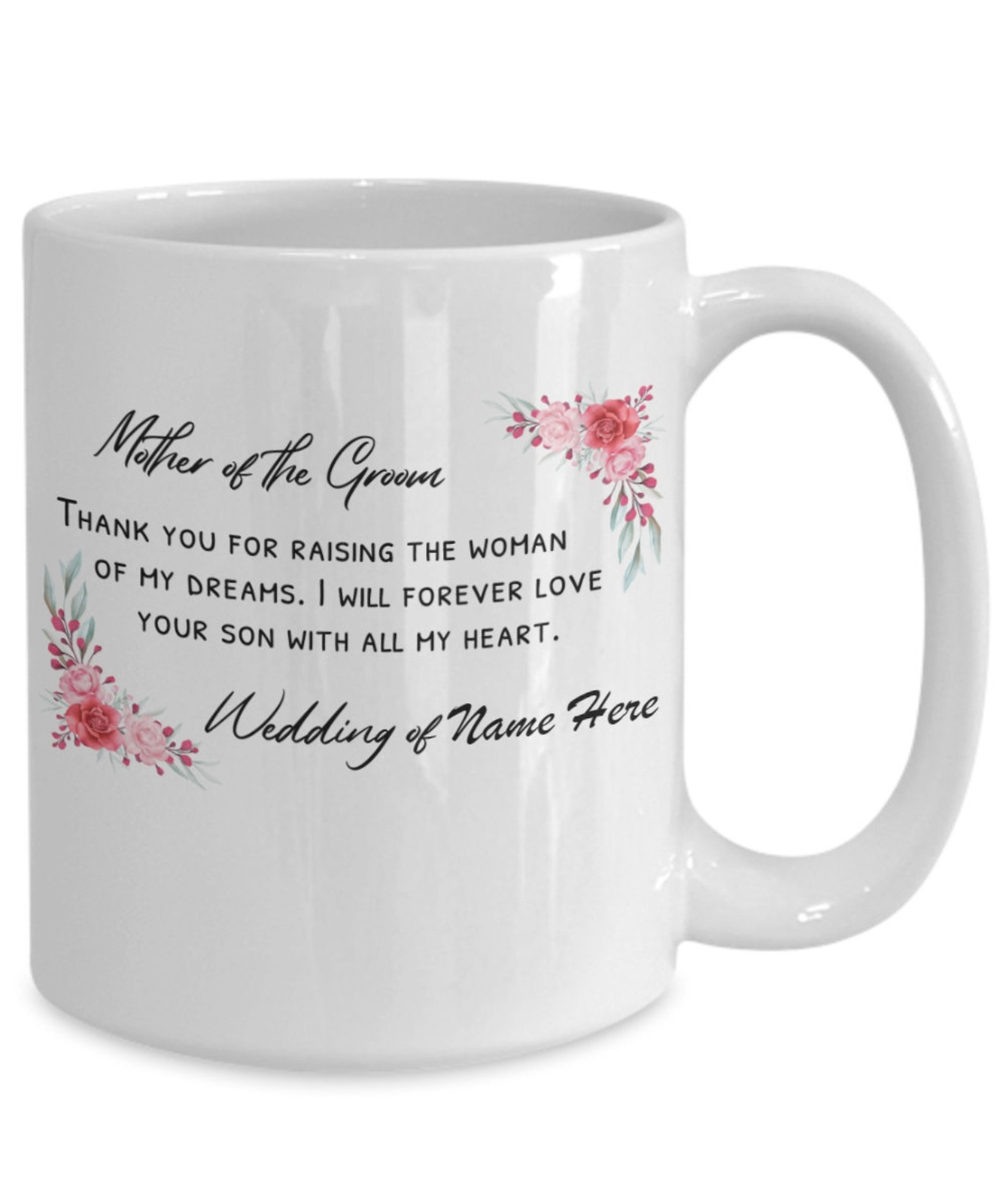 Mom Gifts Coffee Mug Mother Of The Groom Personalized Wedding Gift Idea For