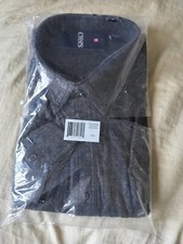 Two 4XB / 4TG Chaps Big Men's Long Sleeve Button Down Dress Shirt, 100% Cotton