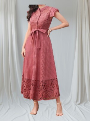 mother of the bride dress lace Sheath Blush Long Lace Mother Of The Bride Dress with Sleeves – Pgmdress