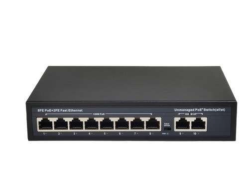 10/100/Mbps 8+2Port Hundred Gigabit Ethernet POE Switch For Small Area Networks - Picture 6 of 6