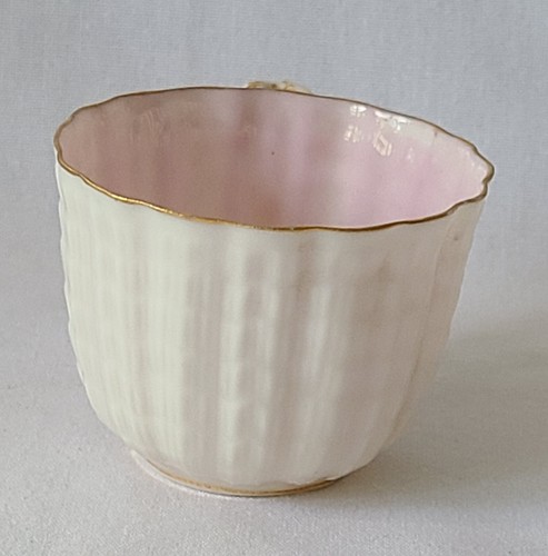 Ott and Brewer American Belleek Eggshell Pink Cup 1882-1920 - Picture 4 of 7