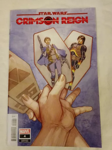 Star Wars: Crimson Reign #4 1:25 Lopez Sabacc Card Incentive Variant High grade 