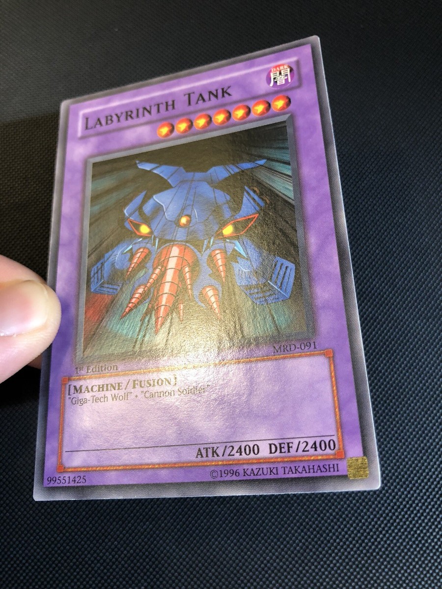 Yugioh! TCG Labyrinth Tank Metal Raiders MRD-091 1st Edition