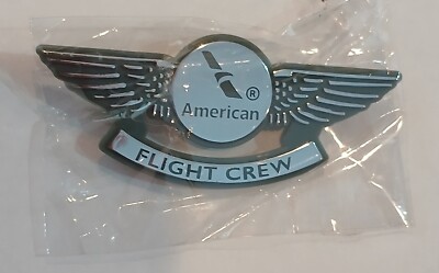 American Airlines Flight Crew Wings Pin Junior Kiddie Kids, NEW with  ️ symbol 