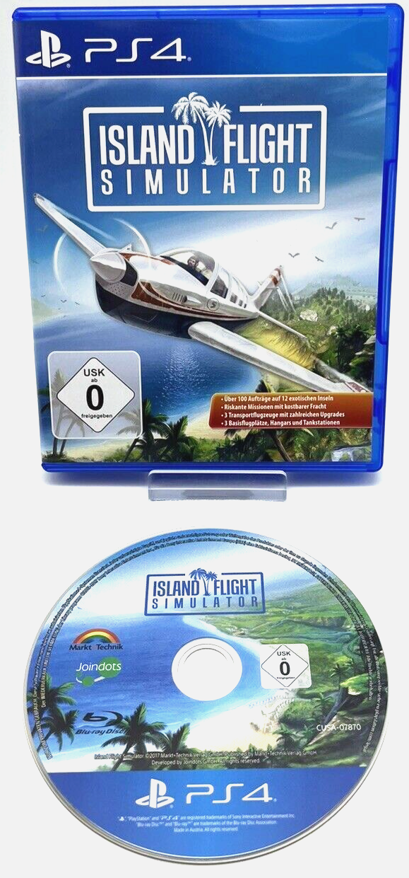 Island Flight Simulator PlayStation 4 (PS4) Brand New/Sealed