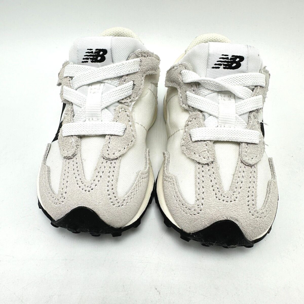 New Balance 327 New-B Hook & Loop Silver Birch Black NW327FE New Balance 327 New-B Hook & Loop Silver Birch Black NW327FE