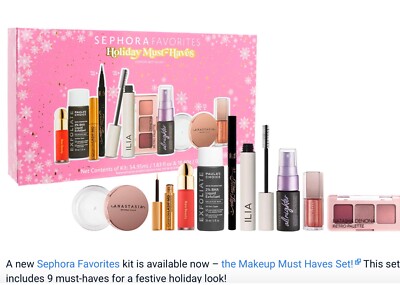 Sephora Favorites Holiday Must-Haves Best Sellers Rare Beauty Anastasia Fenty