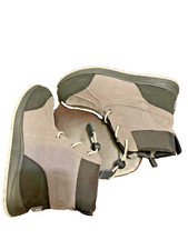 UGG KIDS 1103505K TURLOCK WATERPROOF SNOW BOOTS GRAY BLACK SUEDE KID SIZE 5