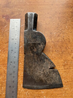 Vintage 1 1/2 lb Plumb Eclipse Half Hatchet Axe Head Bushcraft Woodsman FORGED