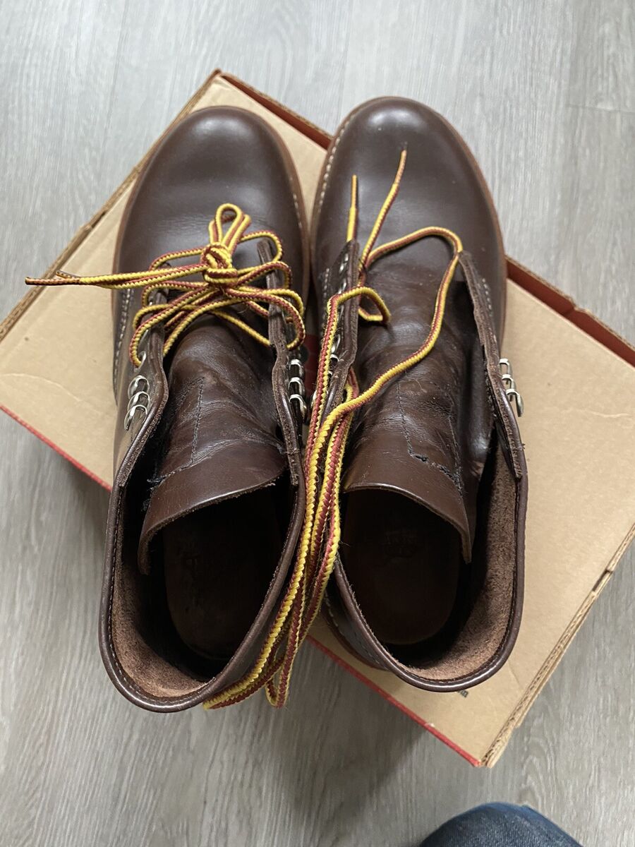 Red Wing 8134 Rough Toe Chocolate Chrome Leather Boots Sz Red Wing 8134 Rough Toe Chocolate Chrome Leather Boots Sz