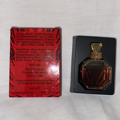 Vintage Van Cleef & Arpels Paris Gem Eau De Toilette Sample
