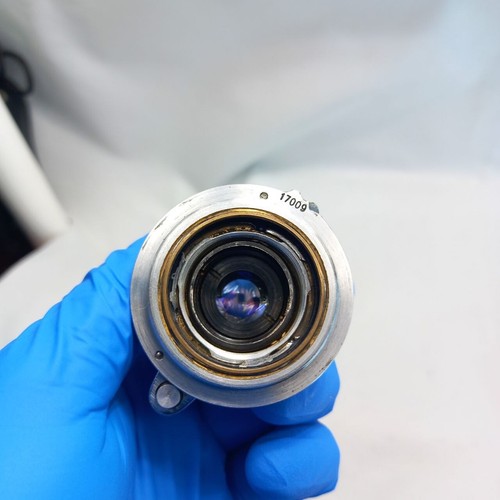KMZ Industar 22 f/3.5 50mm Collapsible Lens Red P USSR Leica L39 M39 #17009 - Picture 15 of 21